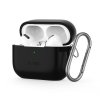 Etui silikonowe TECH-PROTECT SILICONE HOOK APPLE AIRPODS PRO 1 / 2 BLACK
